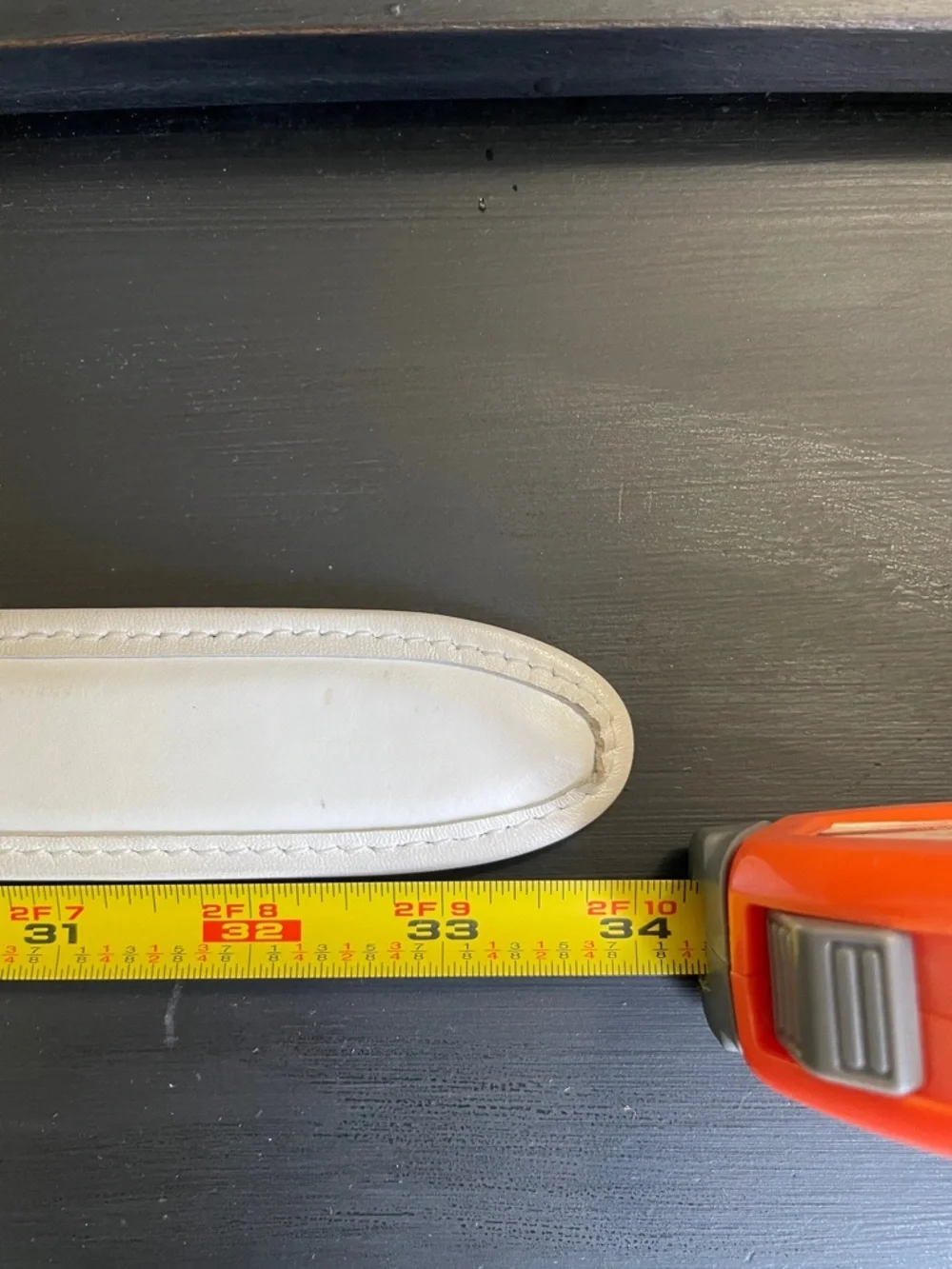 Augusta National White Leather Belt